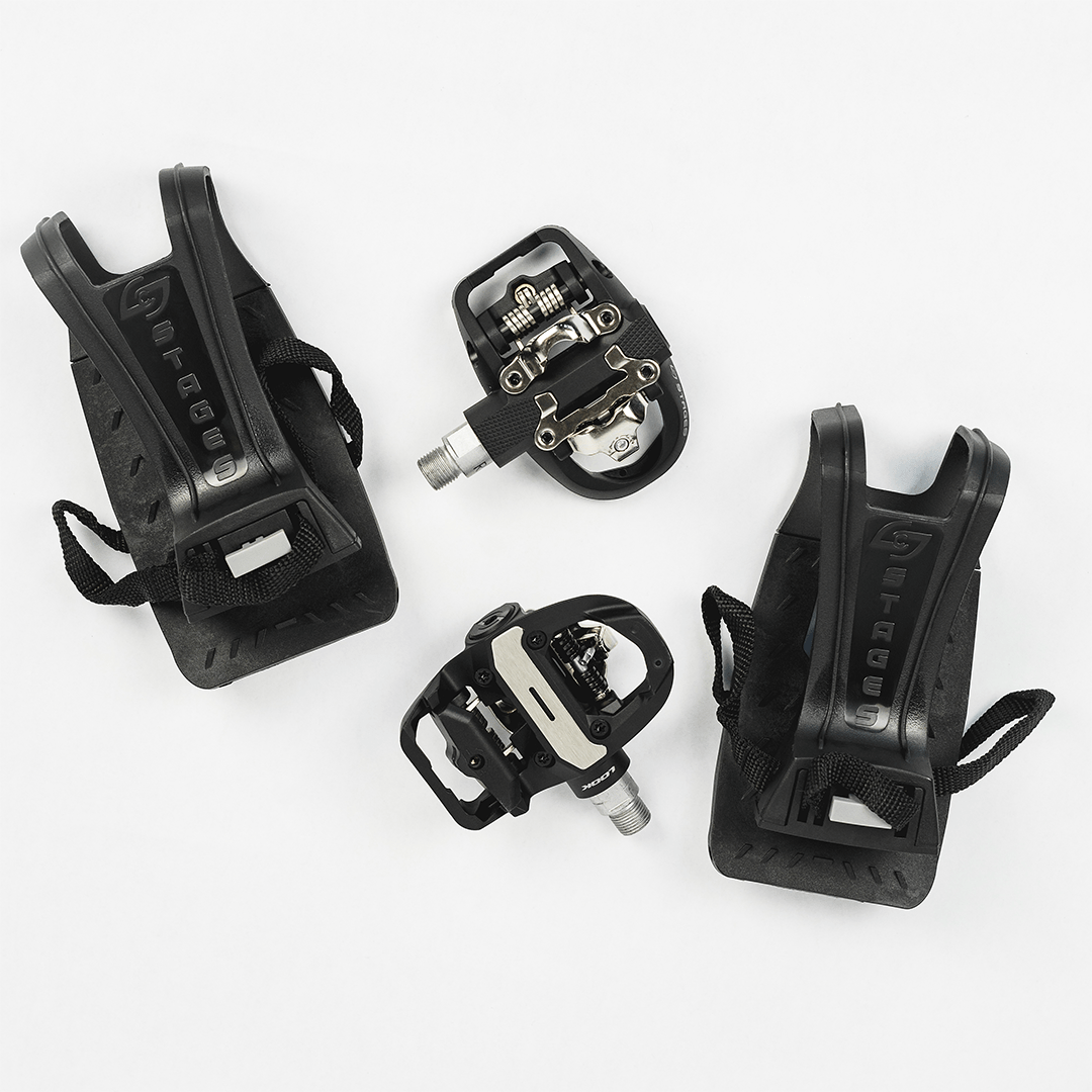 cage pedal Stages SP4 Kit (pedals with toe cages)