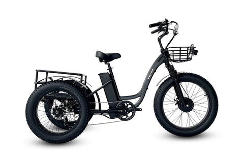 VTUVIA FT2 Fat Tire Cargo Electric Tricycle E-Bike