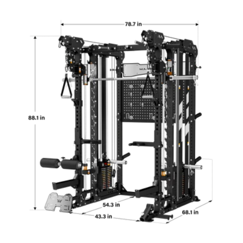 Major Fitness Heritage Series B17 Flying Fortress All-In-One Functional Trainer with Smith Machine