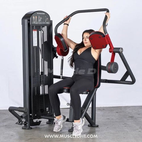 Muscle D Fitness Classic V2 Selectorized Pullover Machine