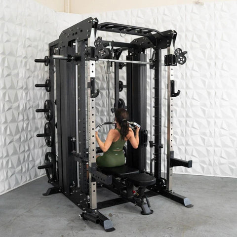 Muscle D Fitness Megatron Multi-Functional Training Station – 2-Stack & 3-Stack