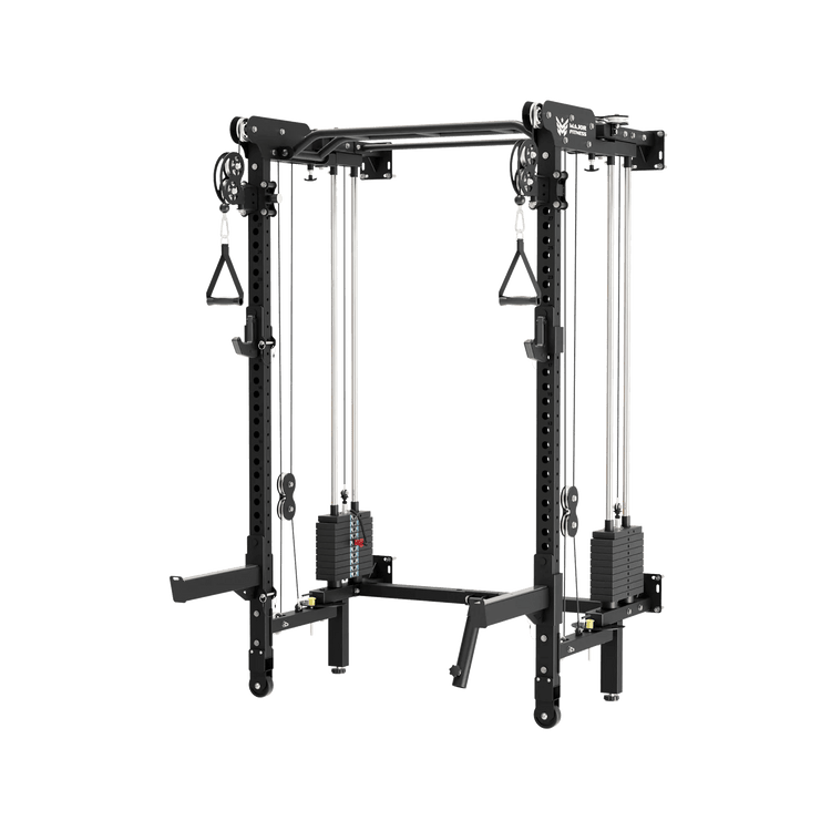 Major Fitness F35 All-In-One Home Gym Wall-Mount Folding Power Rack
