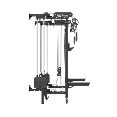 Major Fitness F35 All-In-One Home Gym Wall-Mount Folding Power Rack