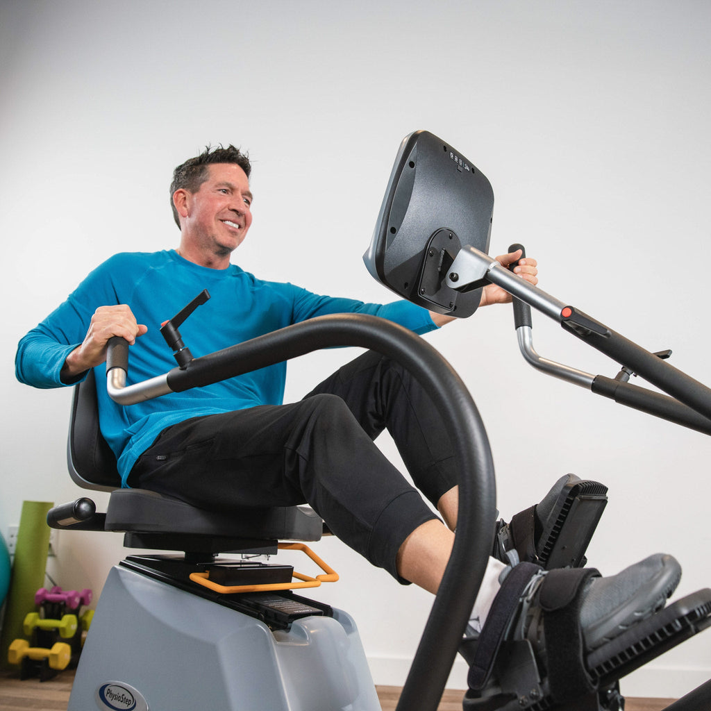 PhysioStep LXT-700 Recumbent Linear Stepper Cross Trainer with Swivel