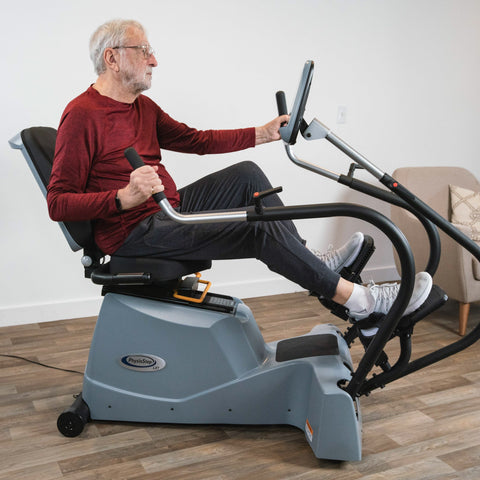 PhysioStep LXT-700 Recumbent Linear Stepper Cross Trainer with Swivel Seat (New)