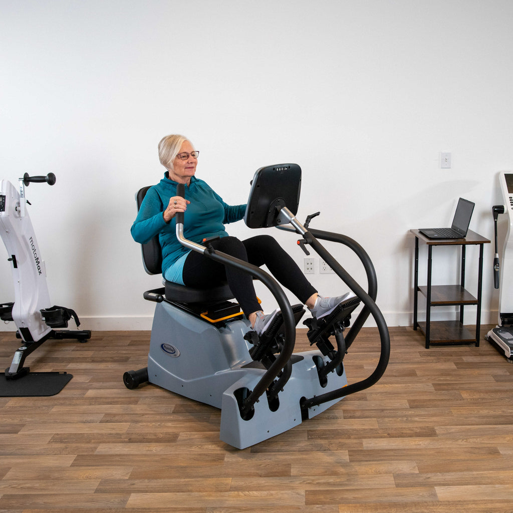 PhysioStep LXT-700 Recumbent Linear Stepper Cross Trainer with Swivel