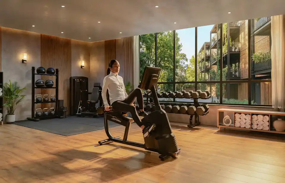 Life Fitness Atmos Recumbent Bike