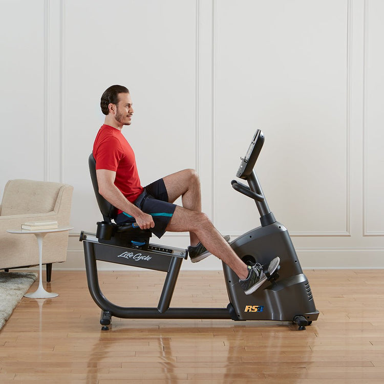 Life Fitness RS3 Lifecycle Exercise Bike w/ Go Console