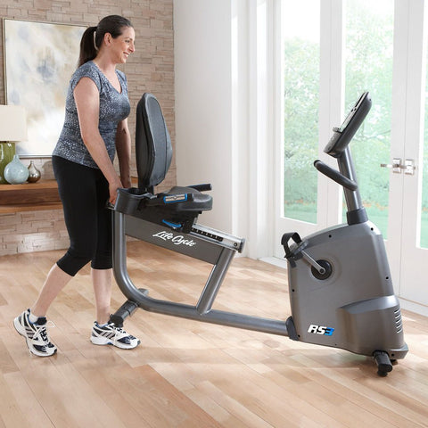 Life Fitness RS3 Lifecycle Exercise Bike w/ Go Console
