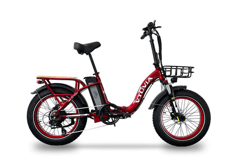 VTUVIA SF20H Step-Thru Folding Fat Tire E-Bike