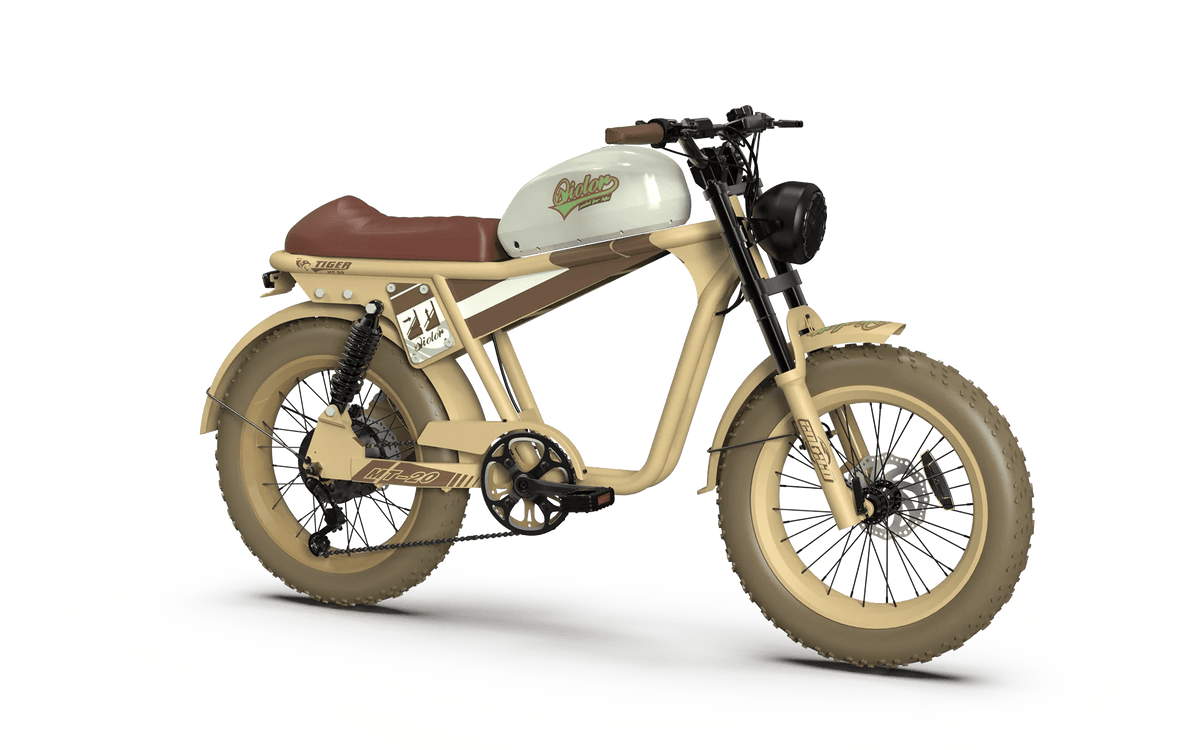 QIOLOR Tiger Moped-Style Electric Bike