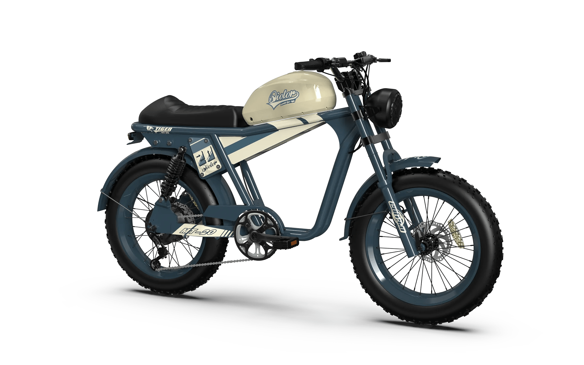 Tiger Moped Style Electric Bike Total Body Experts
