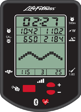Life Fitness Row HX Trainer with Bluetooth Monitor