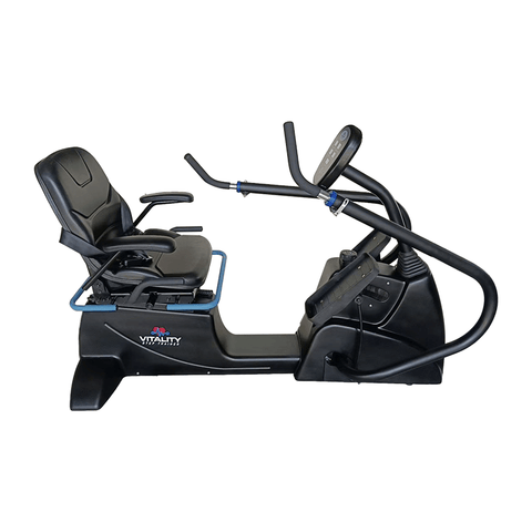 Vitality Step-Thru Recumbent Cross Trainer - Black - New for 2026