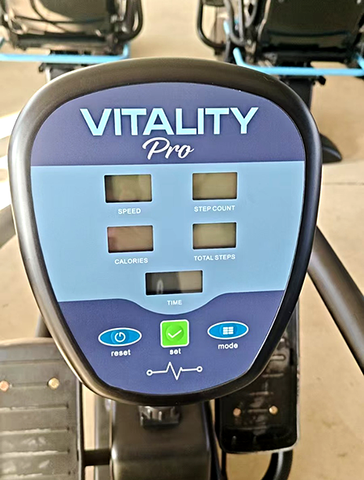 Vitality PRO Step-Thru Recumbent Cross Trainer - Black - New for 2026