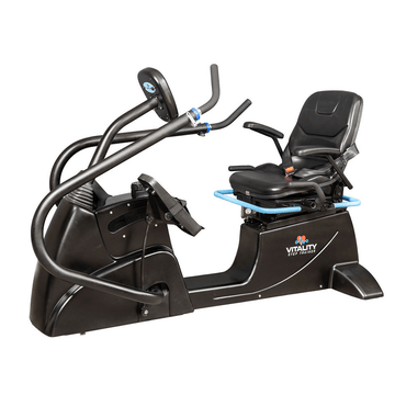 Vitality PRO Step-Thru Recumbent Cross Trainer - Black - New for 2026