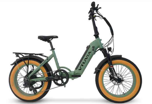 VTUVIA SX20 Antelope Step-Thru Folding E-Bike Green