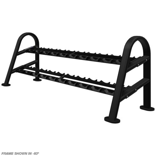 NAUTILUS INSTINCT 2 TIER DUMBBELL RACK (10 PAIR)
