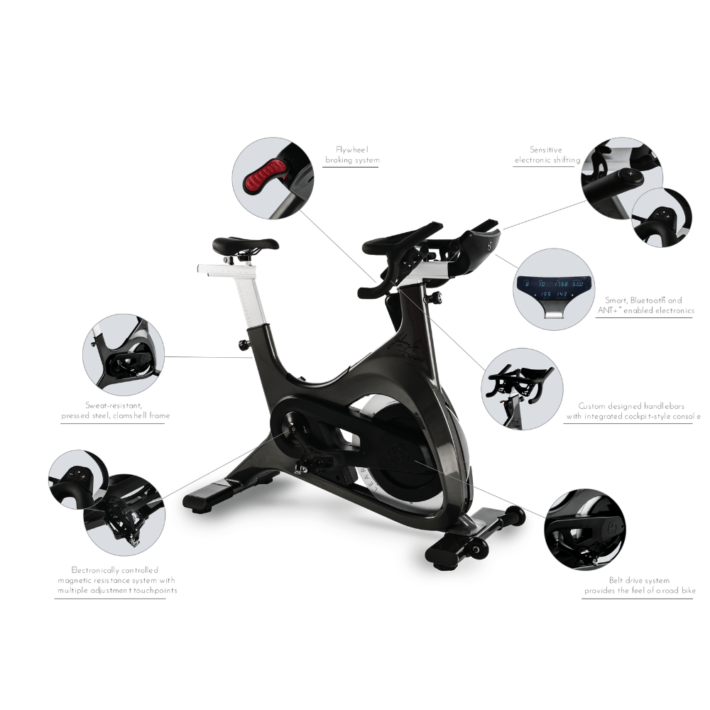 Johnny G Indoor Cycle w Console by Spirit Total Body Experts