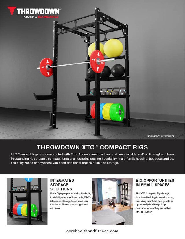 THROWDOWN XTC, CORE, FREE STAND, 6X6 (CROSSMEMBER), BLACK