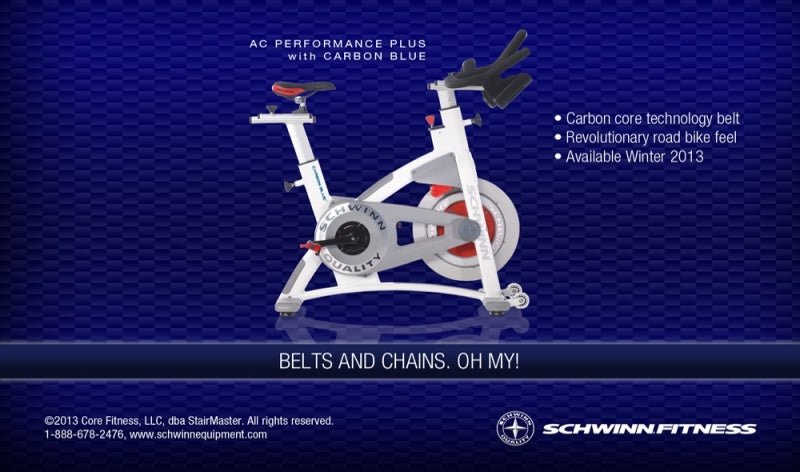 Schwinn AC Performance with Carbon Blue Indoor Bike - Certified Pre-Owned