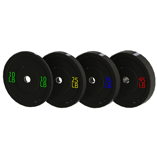 THROWDOWN FIT BUMPER PLATE 10 LBS - BLACK