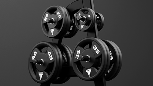 THROWDOWN URETHANE OLYMPIC PLATE, 4 WT SET, LBS, THROWDOWN, BLACK
