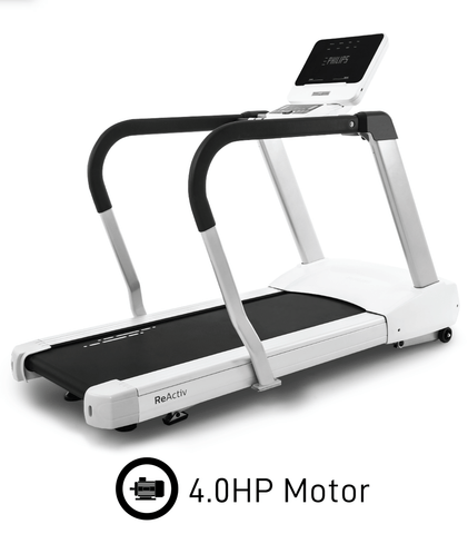 Philips 4.0T Commercial Treadmill with Incline & Decline, 4.0HP Motor, Side Arm Support - Made by Spirit Fitness - New 2023