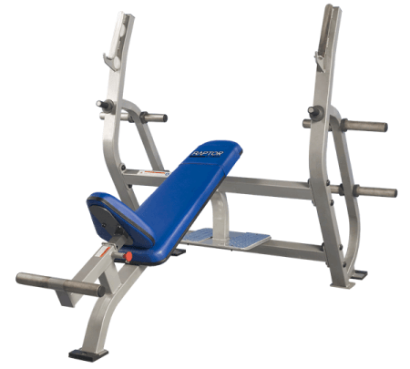 Promaxima PLR-100 Olympic Incline Bench Press 30% Back Pad w- Spotter Stand & Weight Storage - New