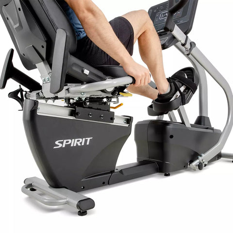 Spirit Fitness CRS800S 'Step Thru' Recumbent Stepper - New