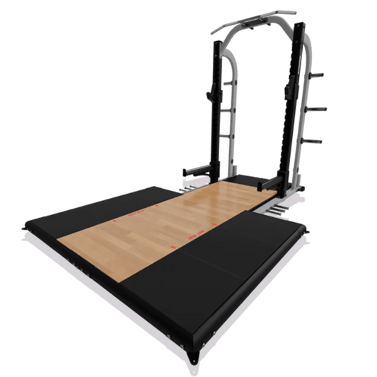 NAUTILUS HALF RACK SOUND DAMPENING BAMBOO PLATFORM - STAND ALONE