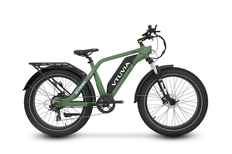 VTUVIA SN100 26 Inch Hunting Fat Tire E-Bike, Green